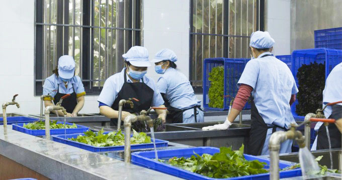 Vệ sinh kho thực phẩm đóng hộp