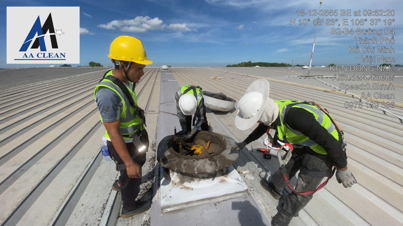 Trang thiết bị hỗ trợ vệ sinh nhà xưởng hiện đại tại AA Clean